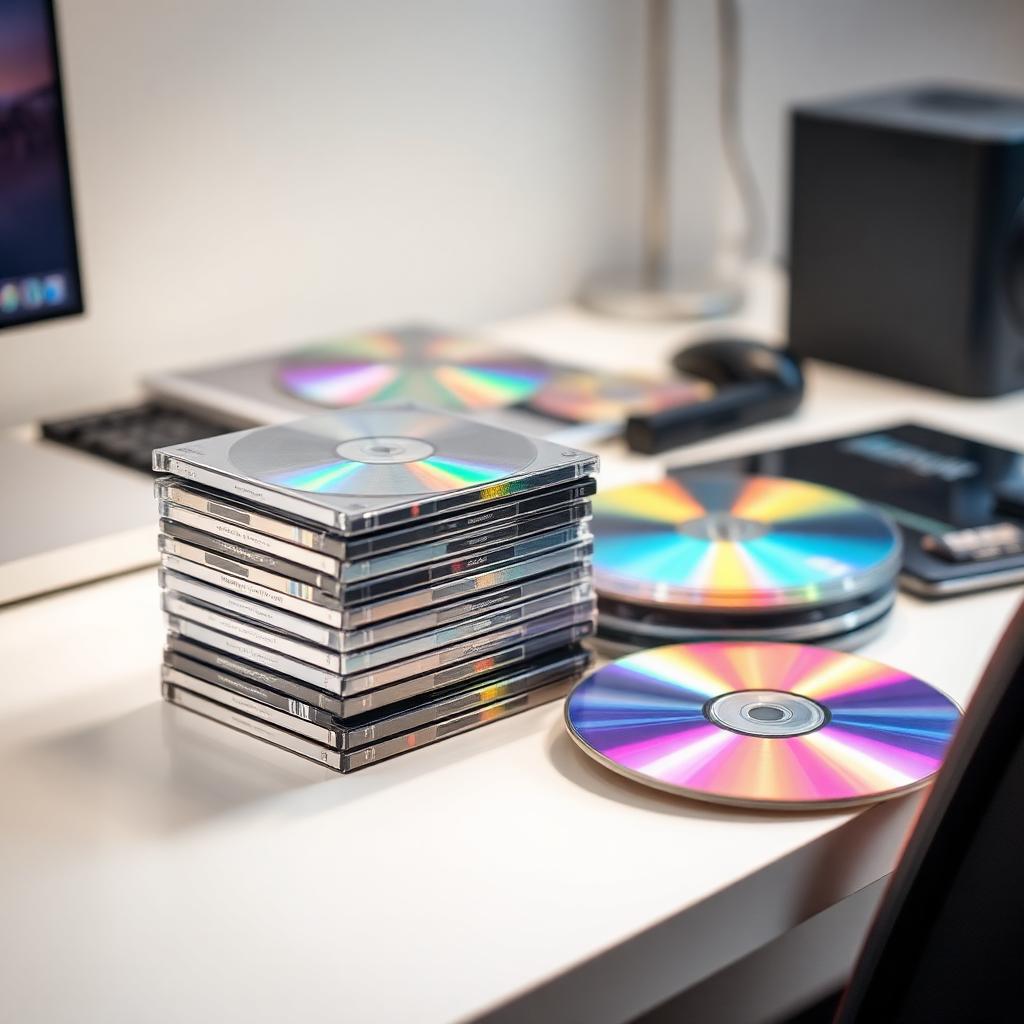 Backup e digitalização de CDs e DVDs