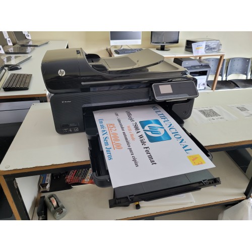 Multifuncional A3 HP Officejet 7500A Wide Format com Wifi 