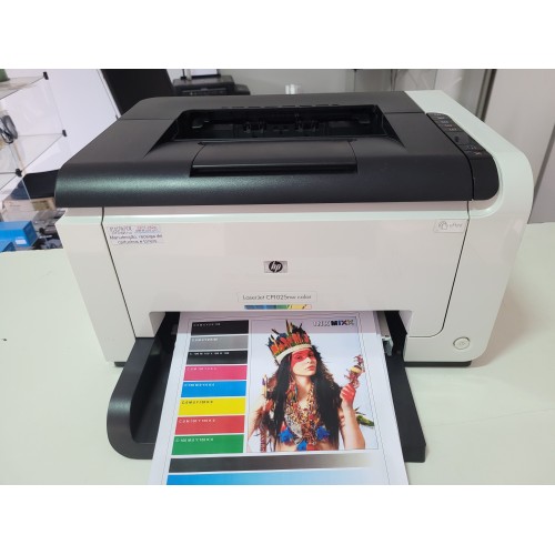 Impressora Laser HP Color Laserjet CP1025nw Impressora Laser HP Color Laserjet CP1025nw