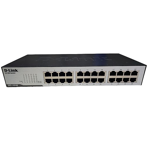 Switch D-link Des-1024d Fast Ethernet 24 Portas 200mbps