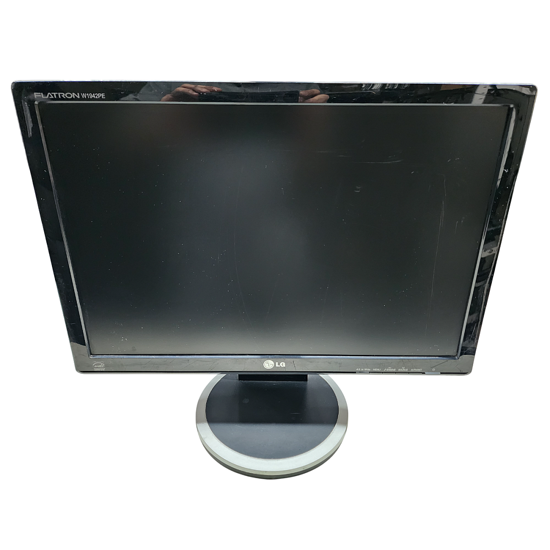 Monitor LCD 19" LG Flatron W1942PE - Base com ajuste de altura e ...