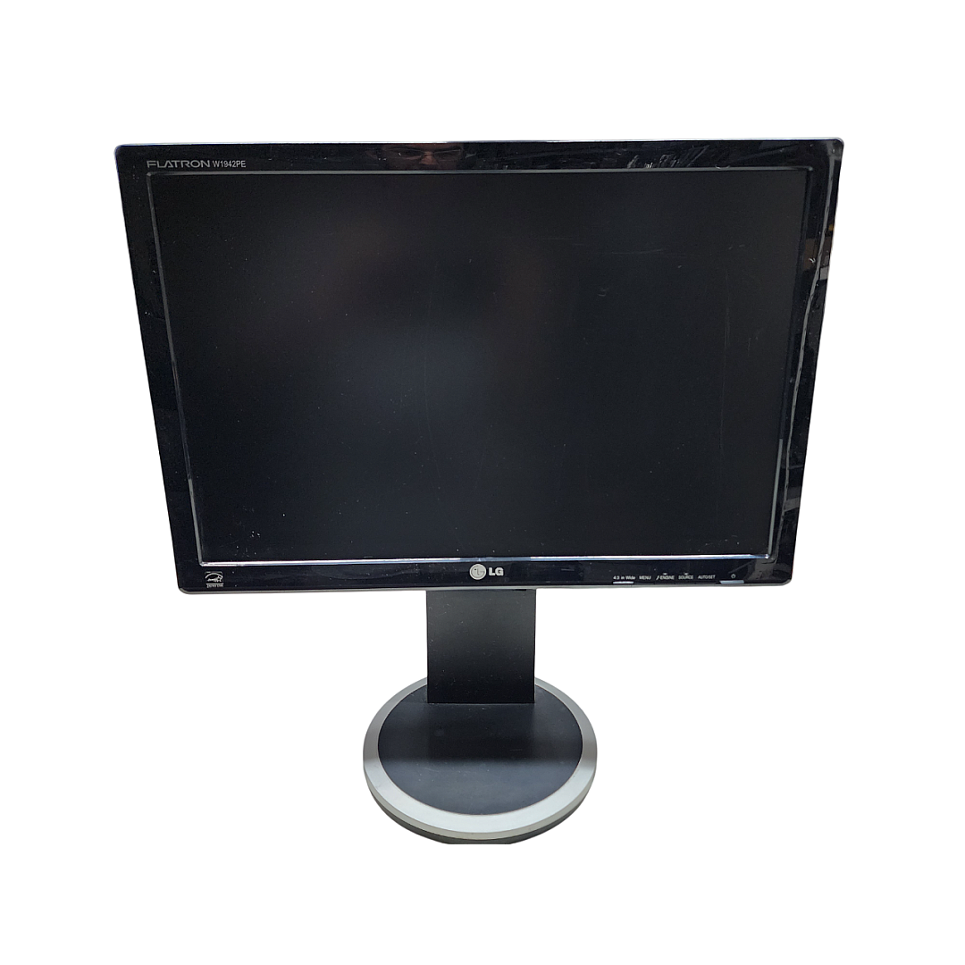 Monitor LCD 19" LG Flatron W1942PE - Base com ajuste de altura e ...