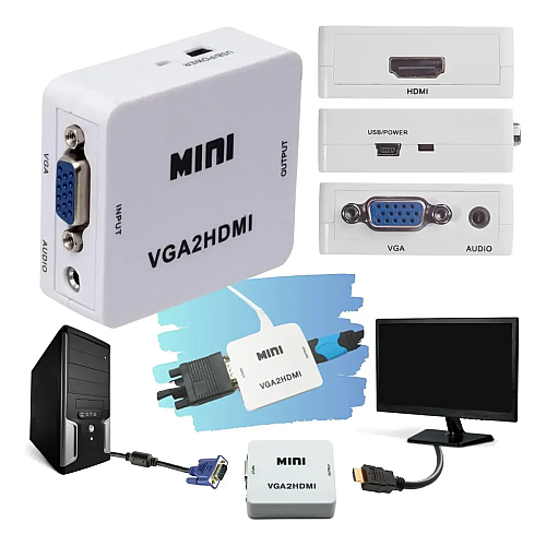Conversor VGA para HDMI Conversor VGA para HDMI
