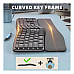 Teclado Ergonômico Sem Fio Recarregável