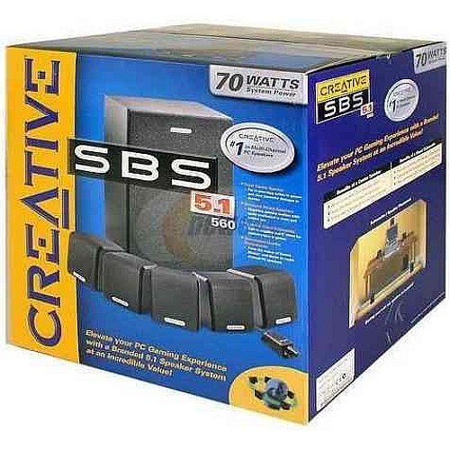 Home Theater Creative SBS 560 5.1 Canais Home Theater Creative SBS 560 5.1 Canais