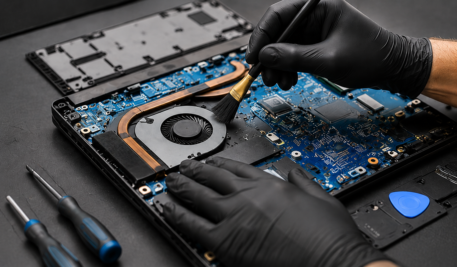Manutenção preventiva em notebook